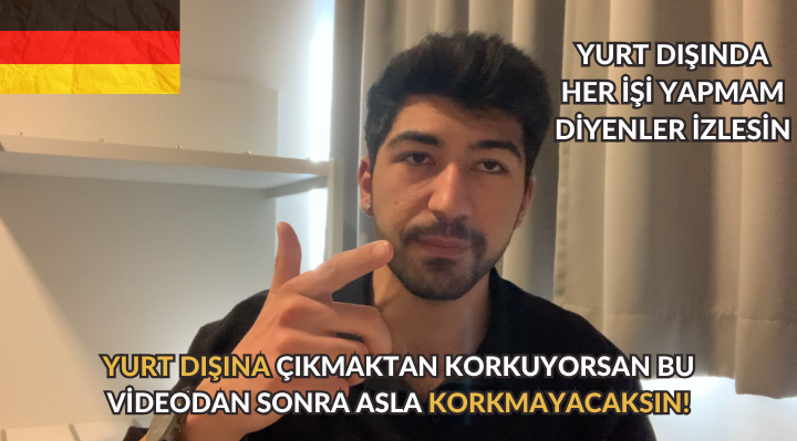 ALMANYA'YA GELMEK İSTİYOR AMA KORKUYOR MUSUN? BU VİDEODAN SONRA YURT DIŞINDAN ASLA KORKMAYACAKSIN!